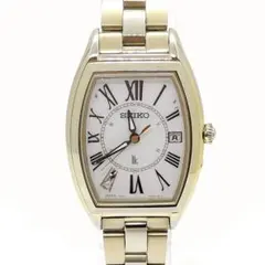 【良品】セイコー ルキア ソーラー電波 SSQW046 レディース腕時計