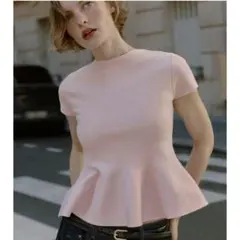 ZARA ザラ ニットペプラムトップス