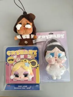 popmart crybaby イヤホンケース2個セット - メルカリ