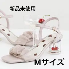 randa チェリーヒールストラップサンダル