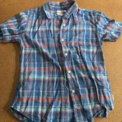 THE NORTH FACE チェック柄 半袖シャツ M
