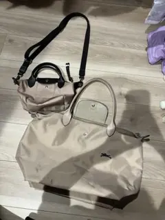 ロンシャン風バッグ 2個セット