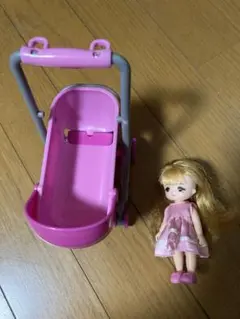 リカちゃん 人形とベビーカー セット