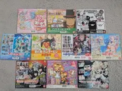 ジャンボカードダス 台紙10枚セット 비매품 らきすた マクロス倖クマ