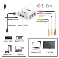 【送料無料】 GANA HDMI2AV 1080P 変換アダプター
