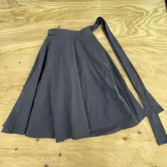 三11. JW ANDERSON ハイウェストフレアスカート紺新品タグ付　美品のサムネイル