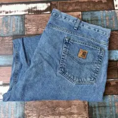 ビンテージ　古着　カーハート　carhartt バギー　デニム　W44L34