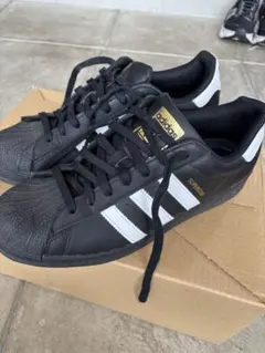 adidas SUPERSTAR ブラック/ホワイト　27.5 美品