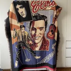 Elvis Presley エルヴィスプレスリー ヴィンテージラグ ブランケット