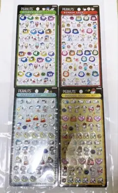 ボンボンドロップシール スヌーピー4種セット