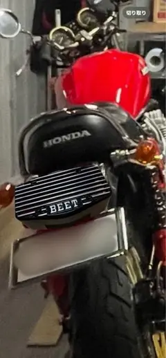 せ*ゅ様 cb400f タンデムバー　ブラック　ヨンフォア CB400F (ヨンフォア) タンデムバー グラブバー タンデムグリップ