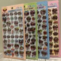 ラスト！ヒスミニ　4枚セット　透明シール　硬いシール