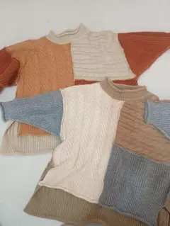 Ciaopanic Typy ケーブルニットセーター SとМ　きょうだい