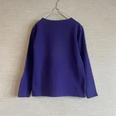 【2回着美品】SAINT JAMESセントジェームス☆ウェッソン無地 パープル