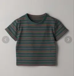 BEAUTY＆YOUTHマルチボーダー ショートTシャツ