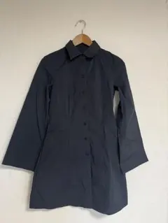 COS 黒 シャツワンピース Sサイズ