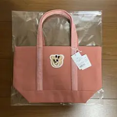 新品】フェイラー オールドテディワッペントートバッグ ピンク 小