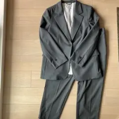 INDIVI インディヴィ セットアップ パンツ スーツ チャコール グレー