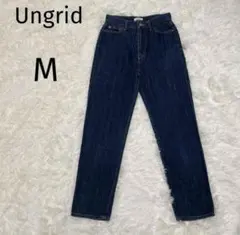 Ungrid アングリッド デニム ジーンズ ハイウエスト 濃紺 M