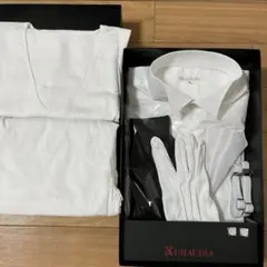 結婚式　父親　モーニングシャツ他小物セット　全7点