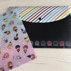 カラフルピーチ フタ付き ゆらゆらごーすと クリアファイル セット