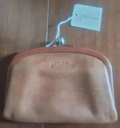 genten レザー がま口 コインケース