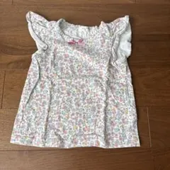 any FAM 花柄チュニック 半袖 フリル袖 女の子のサムネイル