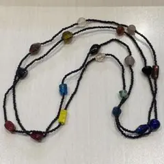 ビンテージビーズ　ネックレス