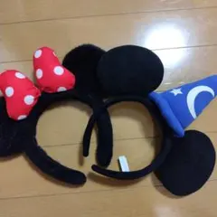 ディズニーリゾート ミッキー　ミニー　カチューシャ　ファンタジア