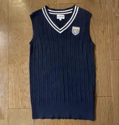Jack Bunny!! ネイビー ケーブルニット ベスト