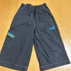 PUMA 黒 ハーフパンツ サイドポケット付き120