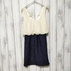 ロイヤルパーティー　サイズ38　ノースリーブワンピース　ボタン不足