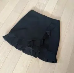 alice + olivia ブラックフレアスカートのサムネイル