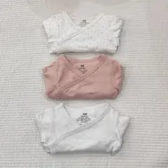 H&M ベビー肌着　ロンパース ３枚セット　55cm