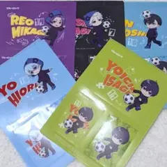 ブルーロックキャラクター ステッカー 5セット （各2枚ずつ）