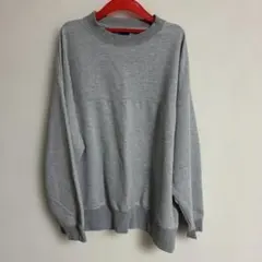 メンズ　トレーナー　スウェット　グレー　長袖　outdoor