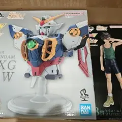 一番くじ　ガンダムW　A賞ウイングガンダム BUSTISAN　B賞ヒイロ・ユイ