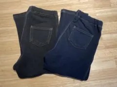 無印良品 おなかすっぽりレギンス 2枚セット 90サイズ