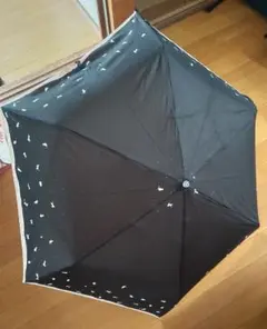 ★折りたたみ傘★猫★ブラック★ベージュ★軽量★折り畳み傘★