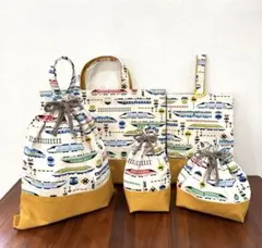 ○未使用タグ付き円I LOVE SINGAPORE トートバッグ 観光地イラスト 