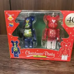 ディズニー　ベアブリック　クリスマスパーティー ペアボックス賞　ミッキー　ミニー