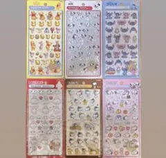 ⭐︎新品⭐︎ ボンボンドロップシール 大 スヌーピー ディズニー 6枚セット①