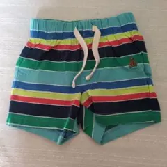 baby GAP マルチボーダー ショートパンツ 3-6ヶ月