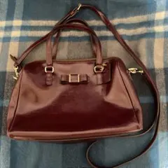 COACH 赤 バッグ　ショルダー