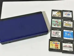 ニンテンドー DS LITE ブルー 本体 ソフト付き 任天堂 動作未確認