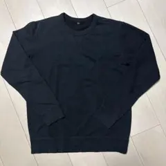 トレーナー M ブラック 黒無地