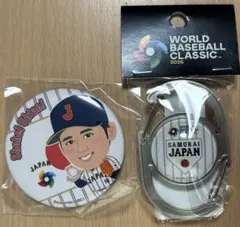 大谷翔平 缶バッジ 絵馬ストラップ まとめ売り WBC 侍ジャパン ガチャ