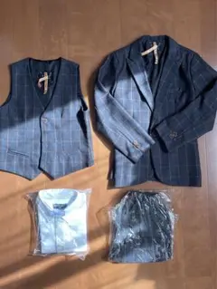 入学式　セットアップ　130 スーツ　男の子　韓国子供服