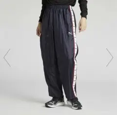 新品未使用PUMA メンズ トレーニング シャドウ ストライプ ウーブン パンツ