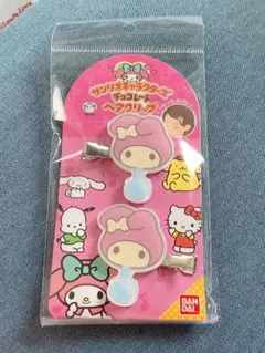 サンリオキャラクターズチョコレート マイメロディ ヘアクリップ
